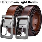 Men's Leather Reversible Belt