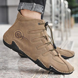 New Men's Designer Handmade Ankle Boots