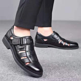 New Men's Leather Business Sandals