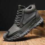 New Men's Classic Handmade Ankle Boots