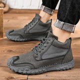 New Men's Classic Handmade Ankle Boots