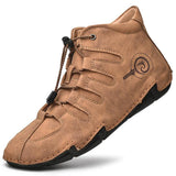 New Men's Designer Handmade Ankle Boots