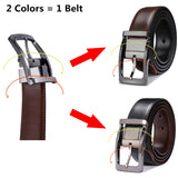 Men's Leather Reversible Belt