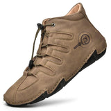 New Men's Designer Handmade Ankle Boots