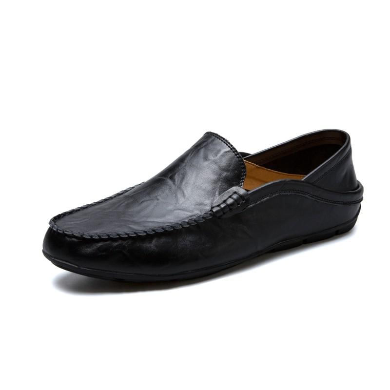 Men's Breathable Leather Casual Loafers