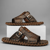 Men's Classic Genuine Leather Slippers