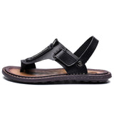 New Men Comfortable Leather Beach Sandals
