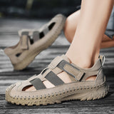 New Men's Handmade Casual Sandals