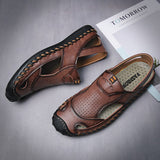 Men's Leather Outdoor Non-slip Water Shoes