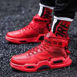 Trendy Men's High-top Sneakers
