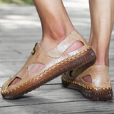 New Men's Classic Leather Sandals