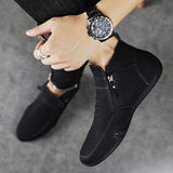 New Men's Handmade Work Ankle Boots