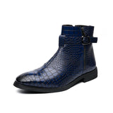 Men's Fashion Pointed Toe Leather Boots