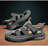 New Men's Handmade Casual Sandals