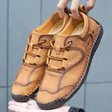 New Men's Handmade Leather Casual Shoes