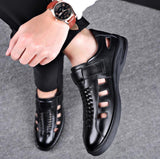 Men's Genuine Leather Comfortable Summer Shoes