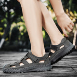 New Men's Handmade Casual Sandals