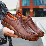 New Men's Fashion Handmade Leather Shoes