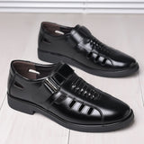 New Men's Business Genuine Leather Sandals