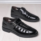 New Men's Business Leather Sandals