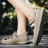 New Men's Handmade Casual Sandals