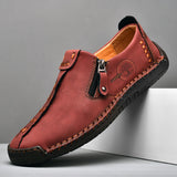 Men's Casual Slip On Leather Shoes