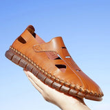 Men's Leather Handmade Outdoor Sandals