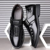 New Men's Business Leather Sandals