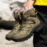 Men's Winter Plush Warm Hiking Boots