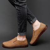 Men's Leather Handmade Outdoor Breathable Shoes