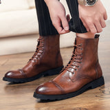 Men's Fashion Vintage Business Boots