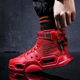 Trendy Men's High-top Sneakers