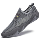New Men Breathable Mesh Soft Flat Shoes