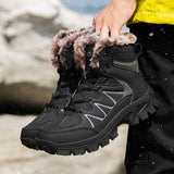Men's Winter Plush Warm Hiking Boots