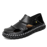 New Men's Outdoor Leather Sandals