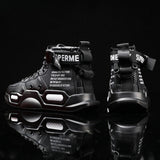 Trendy Men's High-top Sneakers