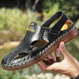 New Men's Classic Leather Sandals