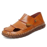 New Men's Outdoor Leather Sandals