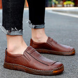 New Men's Fashion Handmade Leather Shoes