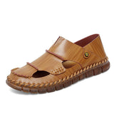 New Men's Outdoor Leather Sandals