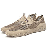 New Men Breathable Mesh Soft Flat Shoes
