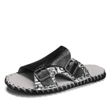 Men's High Quality Leather Slippers