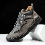 New Men's Plus Size Handmade Boots