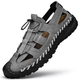 New Men's Handmade Leather Sandals