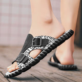 Men's High Quality Leather Slippers