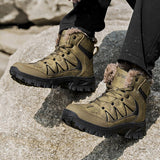 Men's Winter Plush Warm Hiking Boots