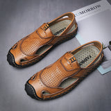 Men's Leather Outdoor Non-slip Water Shoes