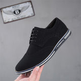 Men's Leather Holes Oxfords Shoes