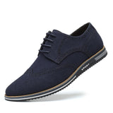 Men's Leather Holes Oxfords Shoes