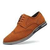 Men's Leather Holes Oxfords Shoes